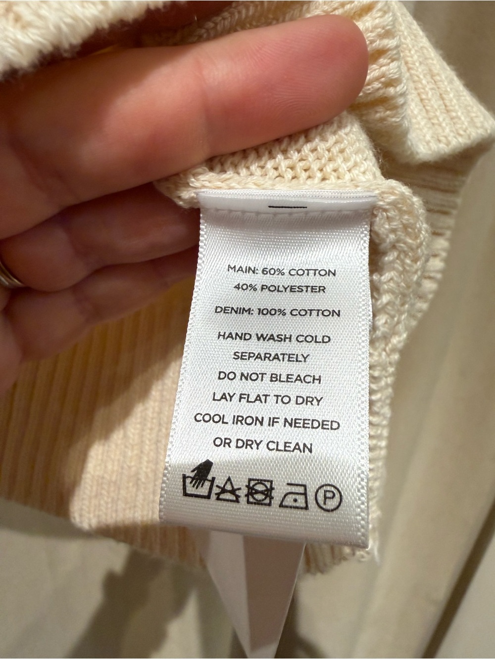 Lilla P Denim Collared Polo Sweater - Picture 7 of 9